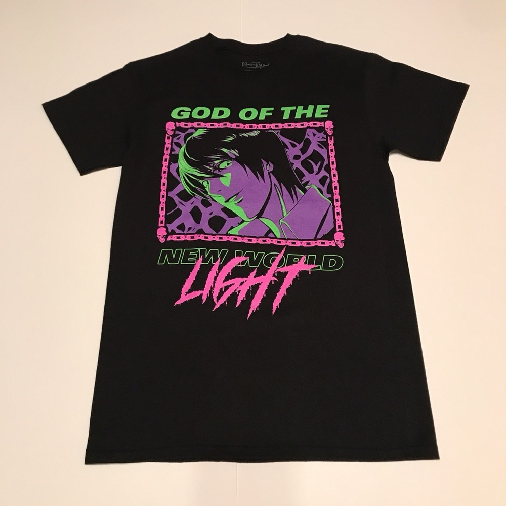 DEATH NOTE LIGHT YAGAMI ANIME MANGA T SHIRT (SMALL)